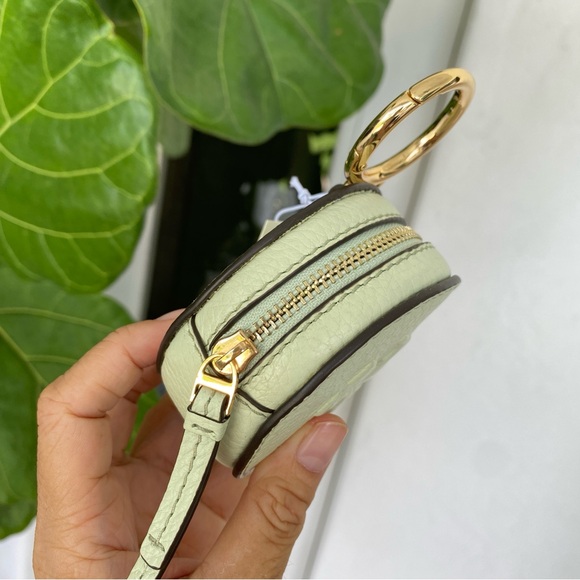 Limited ‼️ Tory Burch Thea Coin Pouch 150410 Meadow Mist - Picture 2 of 9
